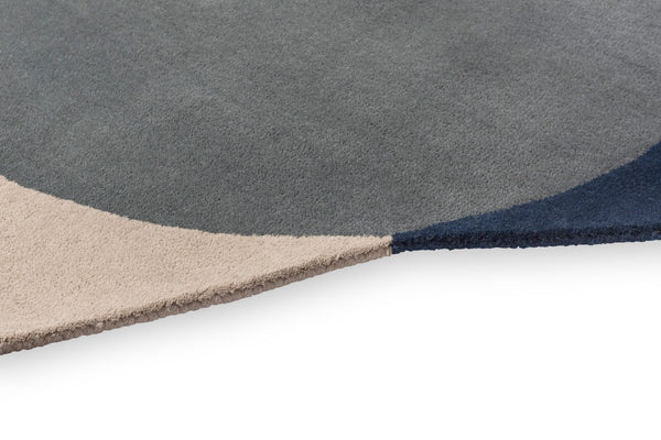 Brink & Campman Element Arp 100% Pure New Wool Handtufted Rug Blue 100% pure new wool 087608160175-BRINK-CAMPMAN