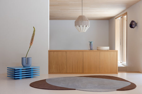 Brink & Campman Element Chad 100% Pure New Wool Handtufted Rug Brown Blue 100% pure new wool 087705204240-BRINK-CAMPMAN