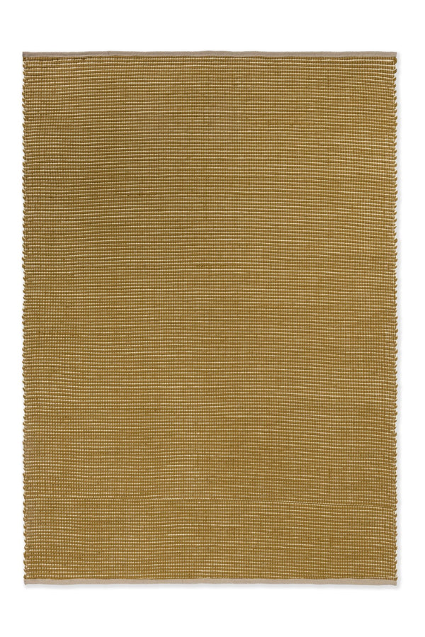 Brink & Campman Frame 82% Pure New Wool / 18% Jute Handwoven Rug Mustard 82% pure new wool   18% jute 129306170240-BRINK-CAMPMAN
