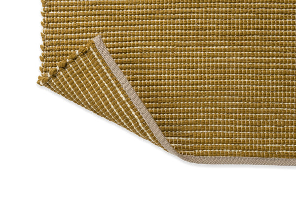 Brink & Campman Frame 82% Pure New Wool / 18% Jute Handwoven Rug Mustard 82% pure new wool   18% jute 129306170240-BRINK-CAMPMAN