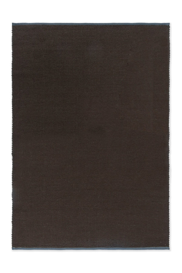 Brink & Campman Grid 100% Pure New Wool Handwoven Rug Cacao 100% pure new wool 129015170240-BRINK-CAMPMAN