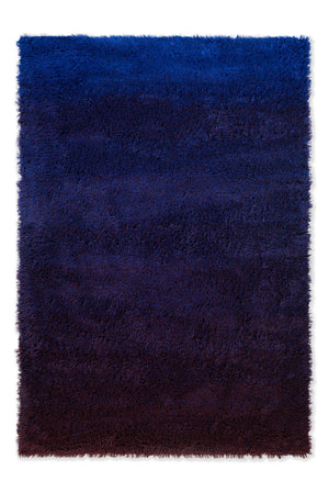 Brink & Campman Shade High 100% Pure New Wool Tufted Rug Electric Blue,Aubergine 100% pure new wool 011918250350-BRINK-CAMPMAN