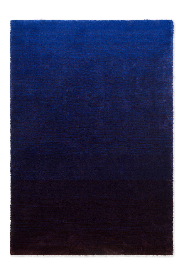 Brink & Campman Shade Low 100% Pure New Wool Tufted Rug Electric Blue,Aubergine 100% pure new wool 010118170240-BRINK-CAMPMAN