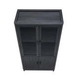 Jodie Bookcase in Charcoal Grey BC001-GY Manhattan Comfort