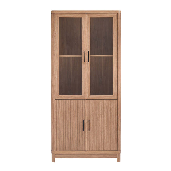 Jodie Bookcase in Maple BC001-MP Manhattan Comfort