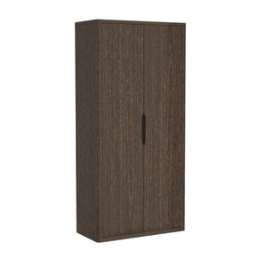 Manhattan Comfort Rivington Modern 38" Bookcase Cabinet - Elegant Design, Adjustable Shelves & Ample Storage Space Walnut Mdp Bc004-br