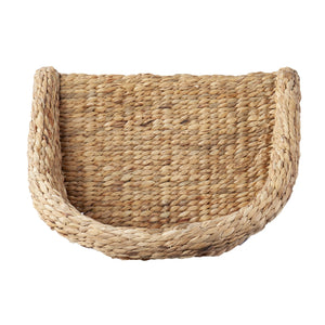 Safavieh Landrine Woven Water Hyacinth Counter Stools Set Of Two With Iron Frame For Coastal Kitchens NATURAL BC1130831