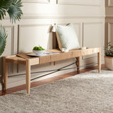 Safavieh Arcana Jute Bench XII23 Natural (Jute Rope) / Natural (Sungkai Wood) / Black (Metal) Wood/Metal BCH1002A