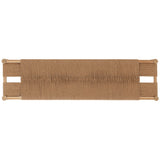 Safavieh Arcana Jute Bench XII23 Natural (Jute Rope) / Natural (Teak Wood) / Black (Metal) Wood/Metal BCH1002B