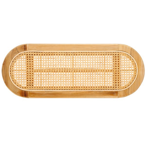 Safavieh Anikka Rattan Bench - Versatile Natural Texture For Coastal, Rustic, And Transitional Interiors BCH1200A