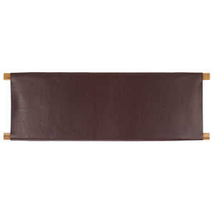 Safavieh Elron Bench Cognac / Natural 47.2" x 15.9" x 17.7"