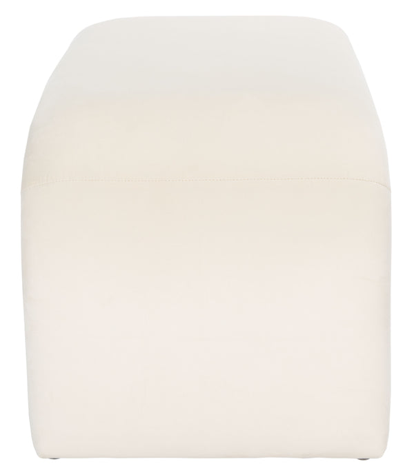 Safavieh Tenko Bench - Elegant Wood And Fabric Design, Perfect For Stylish Home Decor And Comfort Cream Wood,Fabric,Foam Bch1300a