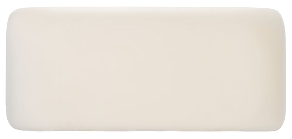 Safavieh Tenko Bench - Elegant Wood And Fabric Design, Perfect For Stylish Home Decor And Comfort Cream Wood,Fabric,Foam Bch1300a