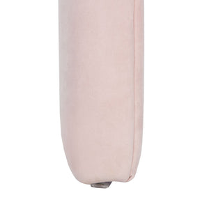 Safavieh Tenko Bench - Modern Minimalist Velvet Seating Solution With Curved Silhouette For Stylish Interiors Light Pink BCH1300C