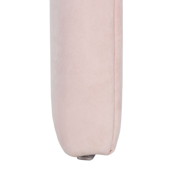 Safavieh Tenko Bench - Modern Minimalist Velvet Seating Solution With Curved Silhouette For Stylish Interiors Light Pink BCH1300C