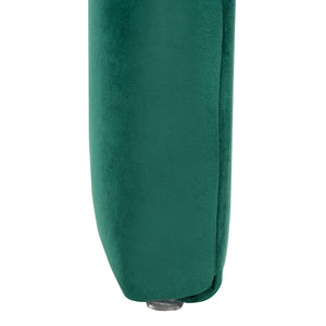 Safavieh Tenko Bench - Modern Minimalist Velvet Seating Solution With Curved Silhouette For Stylish Interiors Emerald BCH1300D