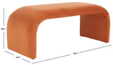 Safavieh Tenko Bench Rust Pine  / Plywood BCH1300E