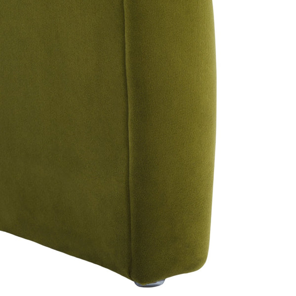 Safavieh Tenko Bench - Elegant Upholstered Seating With Curved Design For Entryways, Living Rooms & Bedrooms Olive BCH1300F
