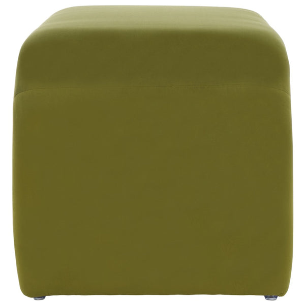 Safavieh Tenko Bench - Elegant Upholstered Seating With Curved Design For Entryways, Living Rooms & Bedrooms Olive BCH1300F
