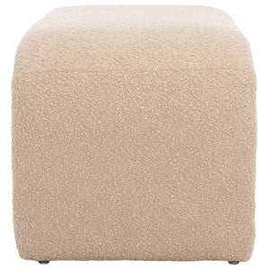 Safavieh Tenko Bench - Elegant Upholstered Seating With Curved Design For Entryways, Living Rooms & Bedrooms Tan BCH1300G