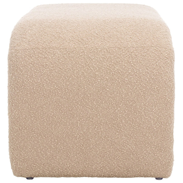 Safavieh Tenko Bench - Elegant Upholstered Seating With Curved Design For Entryways, Living Rooms & Bedrooms Tan BCH1300G