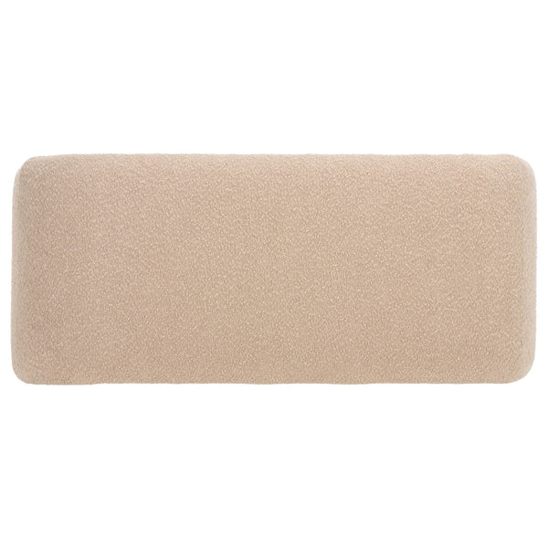 Safavieh Tenko Bench - Elegant Upholstered Seating With Curved Design For Entryways, Living Rooms & Bedrooms Tan BCH1300G