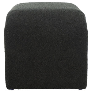 Safavieh Tenko Bench - Elegant Upholstered Seating With Curved Design For Entryways, Living Rooms & Bedrooms Black BCH1300H