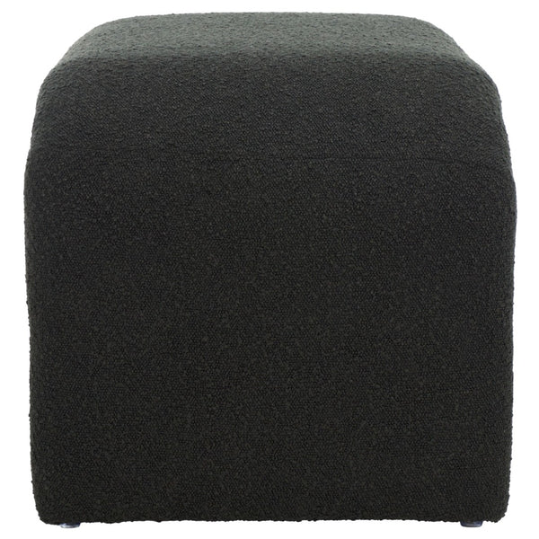 Safavieh Tenko Bench - Elegant Upholstered Seating With Curved Design For Entryways, Living Rooms & Bedrooms Black BCH1300H