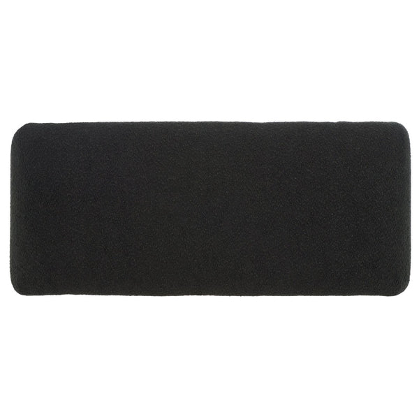 Safavieh Tenko Bench - Elegant Upholstered Seating With Curved Design For Entryways, Living Rooms & Bedrooms Black BCH1300H