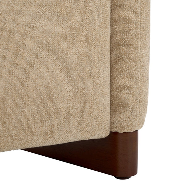 Safavieh Kowal Storage Bench - Stylish Sand Upholstered Seating With Hidden Storage For Home Organization BCH1301A