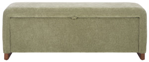 Kowal Storage Bench With Hidden Lift-Top Storage, Solid Wood Frame And Cushioned Seat For Entryway Comfort And Clutter-Free Living