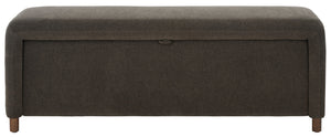 Kowal Storage Bench With Hidden Lift-Top Storage, Solid Wood Frame And Cushioned Seat For Entryway Comfort And Clutter-Free Living