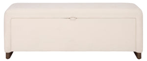 Kowal Storage Bench With Hidden Lift-Top Storage, Solid Wood Frame And Cushioned Seat For Entryway Comfort And Clutter-Free Living