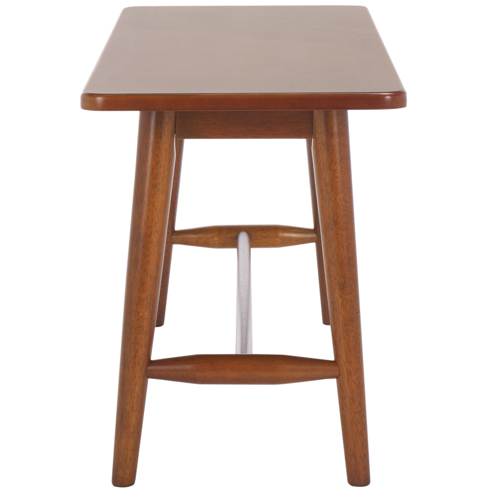 Safavieh Florent Bench - Stylish Wood And Metal Design For Modern Spaces, Perfect For Entryways And Living Rooms Walnut Wood And Metal Bch1400a