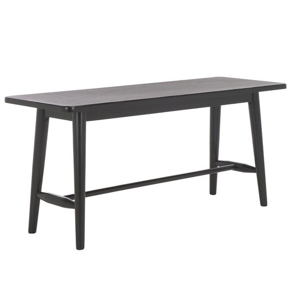 Safavieh Florent Bench - Stylish Wood And Metal Design For Modern Spaces, Perfect For Entryways And Living Rooms Black Wood And Metal Bch1400b