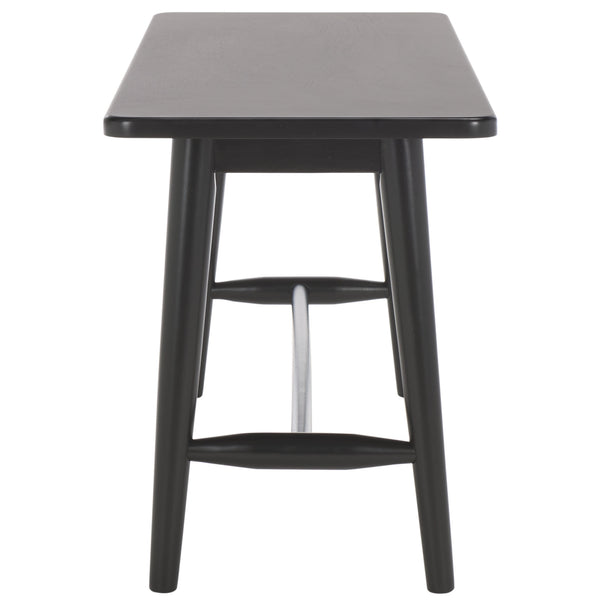 Safavieh Florent Bench - Stylish Wood And Metal Design For Modern Spaces, Perfect For Entryways And Living Rooms Black Wood And Metal Bch1400b