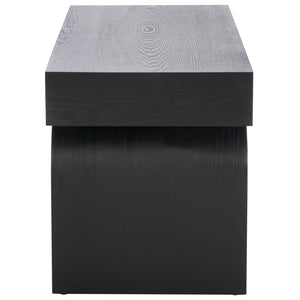 Safavieh Hanra Bench - Sleek And Durable Seating For Entryways, Dining Nooks, Or Bedrooms - Modern Minimalism Black BCH2300A