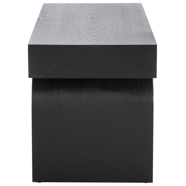 Safavieh Hanra Bench - Sleek And Durable Seating For Entryways, Dining Nooks, Or Bedrooms - Modern Minimalism Black BCH2300A
