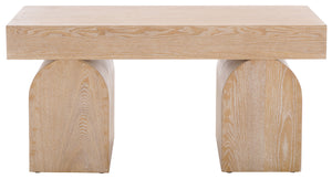 Safavieh Hanra Bench – Timelessly Elegant Wooden Design For Stylish Home Decor And Comfort Seating Solution Bleached White Wood Bch2300b