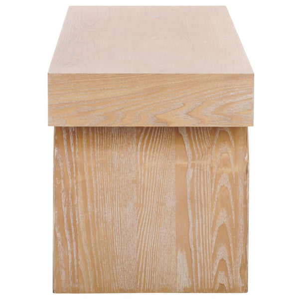 Safavieh Hanra Bench - Sleek And Durable Seating For Entryways, Dining Nooks, Or Bedrooms - Modern Minimalism Bleached White 2 BCH2300B