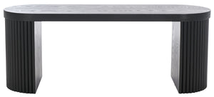 Safavieh Enoki Bench - Modern Elegance For Entryways Or Dining Rooms With Durable, Stylish Design And Comfort Black BCH2301B