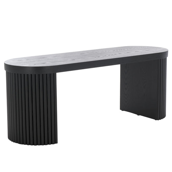 Safavieh Enoki Bench - Modern Elegance For Entryways Or Dining Rooms With Durable, Stylish Design And Comfort Black BCH2301B