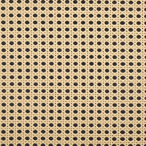 Safavieh Quillion Cane Bench  XII23 Black / Natural  Wood BCH2500A