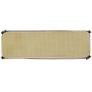 Safavieh Jaguar Cane Bench  Black / Natural  Wood BCH2501A