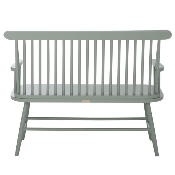 Safavieh Eton Bench - Elegant Rubberwood Seating For Entryways, Dining Areas & Living Rooms, Easy Assembly Sage BCH3300A