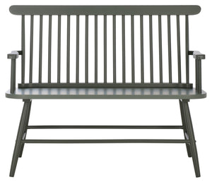 Safavieh Eton Bench - Elegant Rubberwood Seating For Entryways, Dining Areas & Living Rooms, Easy Assembly Dark Green BCH3300B