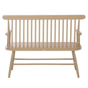 Safavieh Eton Bench - Elegant Rubberwood Seating For Entryways, Dining Areas & Living Rooms, Easy Assembly Khaki BCH3300C