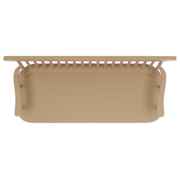 Safavieh Eton Bench - Elegant Rubberwood Seating For Entryways, Dining Areas & Living Rooms, Easy Assembly Khaki BCH3300C