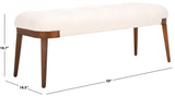 Safavieh Maila Bench Off White / Copper BCH3400A