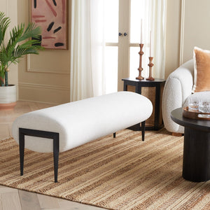 Safavieh Stacia Bench Cream / Black BCH3401A